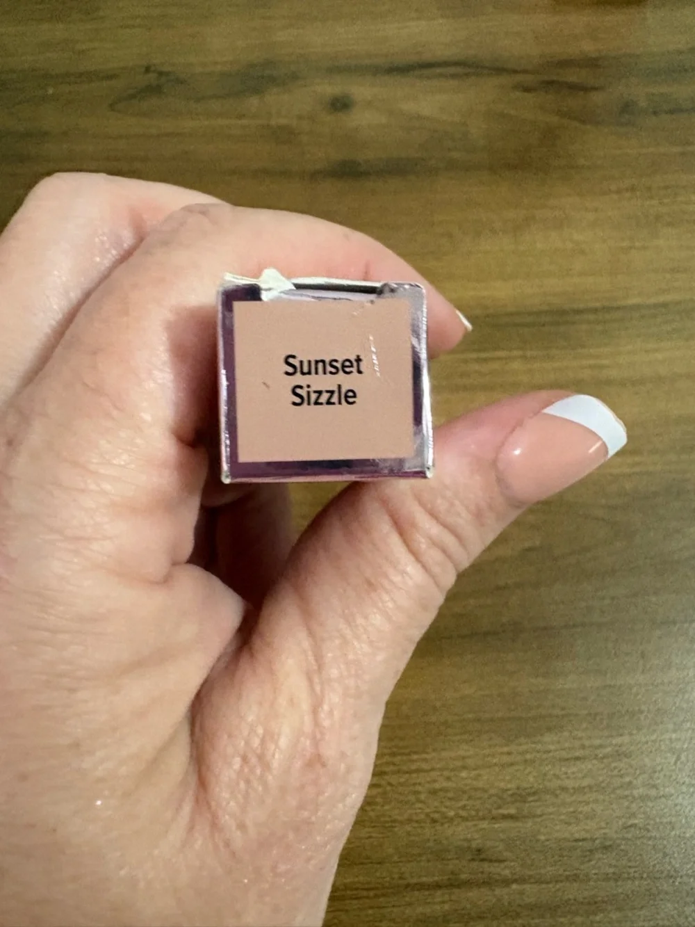 Too Faced Pink Metallic Eyeshadow Stick with Champagne Shimmer